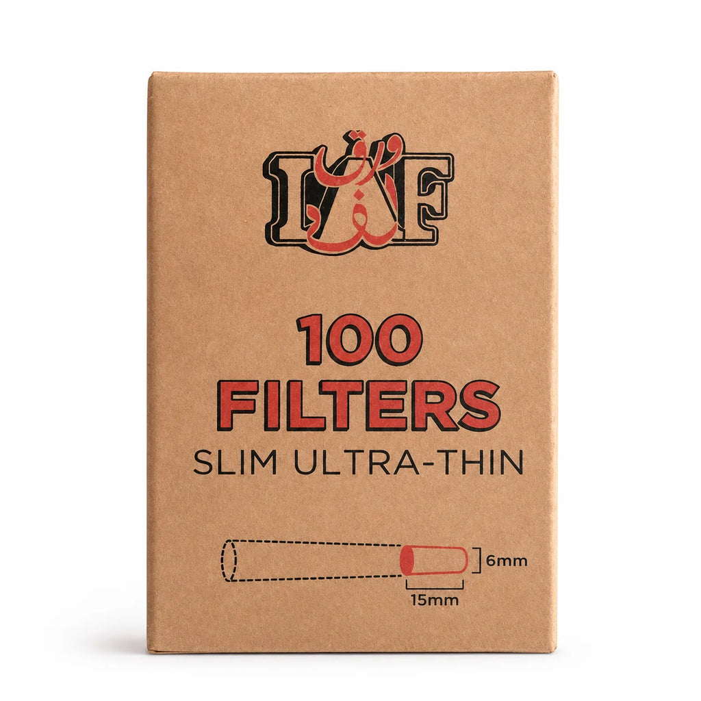 LAF Slim Ultra-Thin 6mm Rolling Filters Pack - 100Pcs