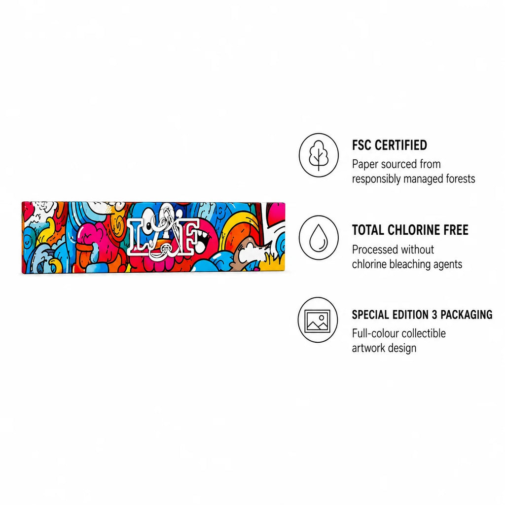 WarakLAF Happy Classic White Medium Rolling Papers