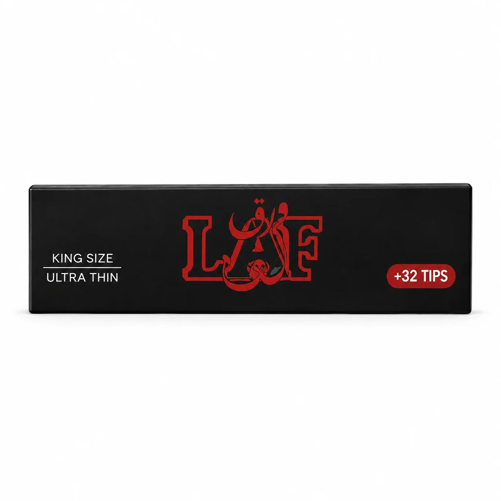 WarakLAF Brown Unbleached King Size Rolling Papers with Tips