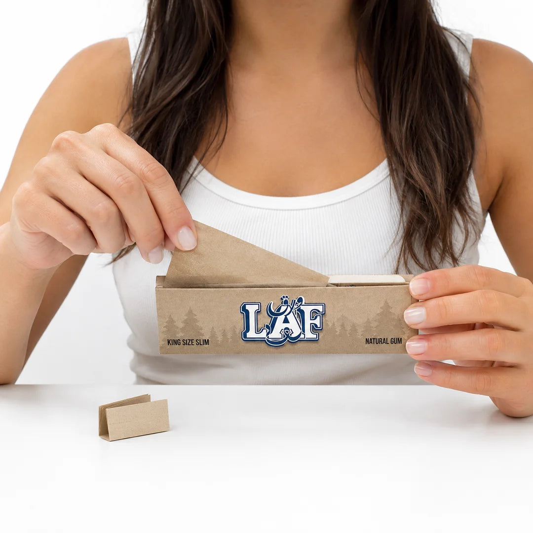 WarakLAF Brown Unbleached King Size Slim Rolling Papers