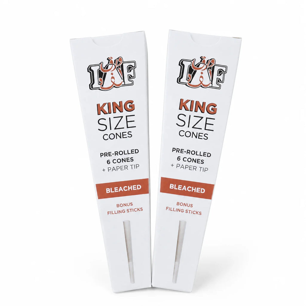 WarakLAF Classic White Pre-Rolled Cones Pack - 6Pcs