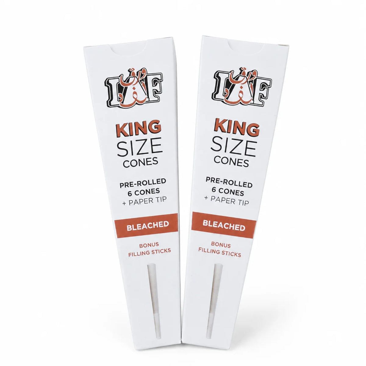 WarakLAF Classic White Pre-Rolled Cones Pack - 6Pcs
