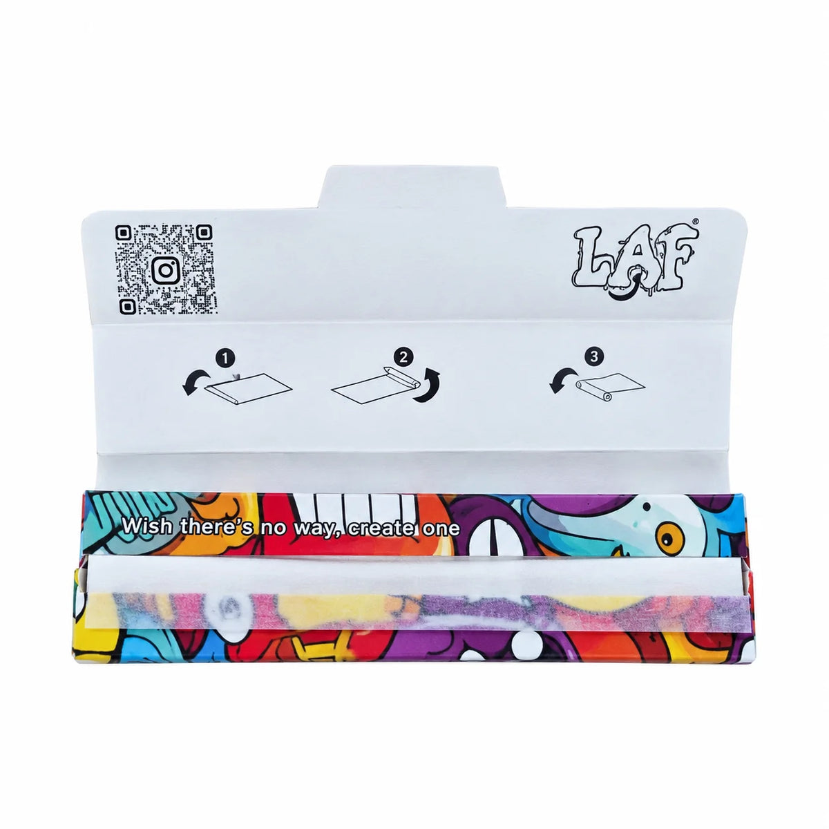WarakLAF Sponge Classic White King Size Rolling Papers with Tips