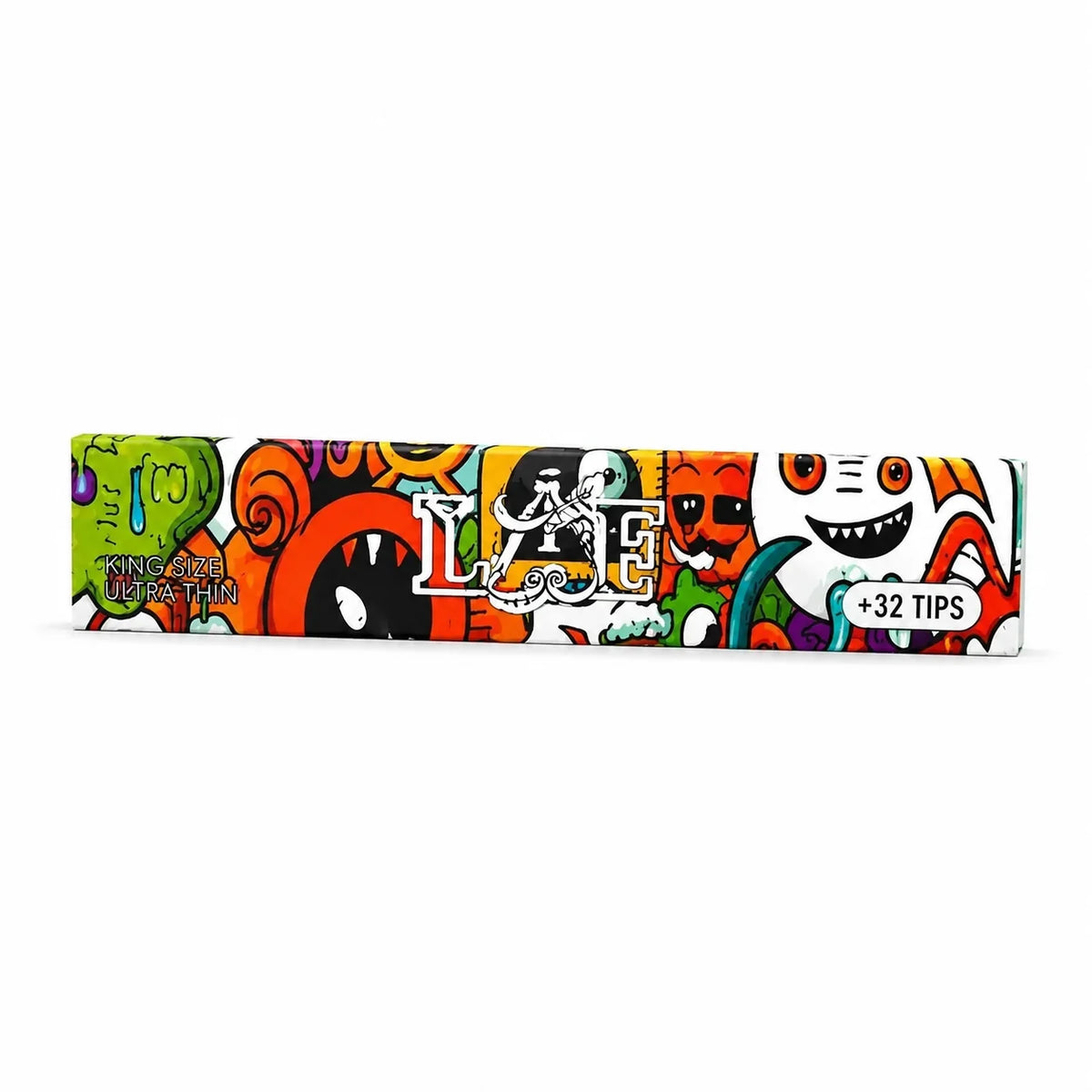 WarakLAF Monster Classic White King Size Rolling Papers with Tips