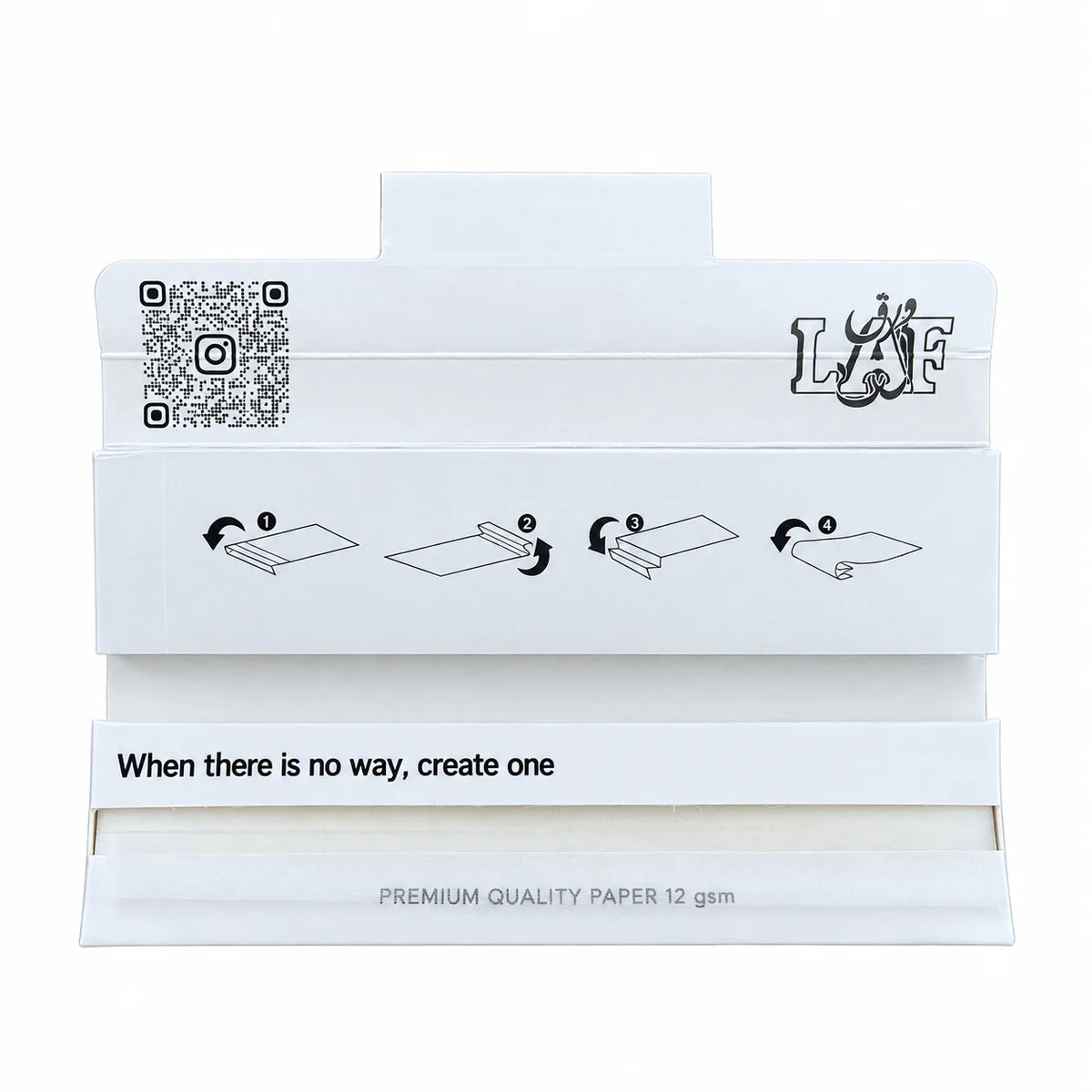 WarakLAF White Ultra-Thin King Size Rolling Papers with Tips